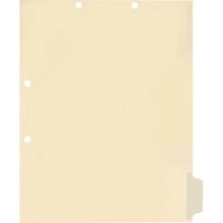 Medical Arts Press® Write-On Side-Tab Chart Dividers, Position 6