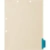 Medical Arts Press® Position 6 Colored Side-Tab Chart Dividers, Consult./Hosp. Reports, Med. Blue -Esseltela Shop s0890919 s7
