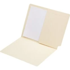 Medical Arts Press® End-Tab Folders With Single Pocket And No Fasteners , 11 Point, 50/Box