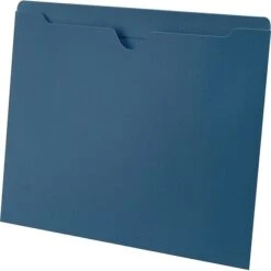 Medical Arts Press® File Pocket, Letter Size, Blue, 100/Box (55475BE)