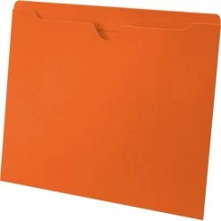 Medical Arts Press® File Pocket, Letter Size, Orange, 100/Box (55475OE)