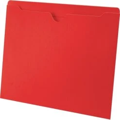 Medical Arts Press® File Pocket, Letter Size, Red, 100/Box (55475RD)