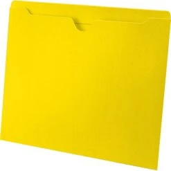 Medical Arts Press® File Pocket, Letter Size, Yellow, 100/Box (55475YW)