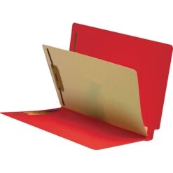 Medical Arts Press® Economy Mylar-Spine Classification Folders; 11 Pt, Red, 40/Box