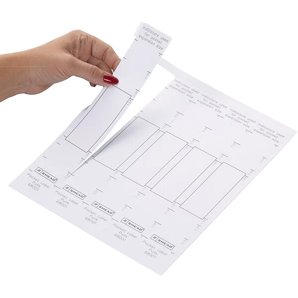 Smead Viewables Pocket Label Pulls, Paper/Poly Laminate, 45 Per Pack (68001) 4 Smead Viewables Pocket Label Pulls, Paper/Poly Laminate, 45 Per Pack (68001) - Image 2