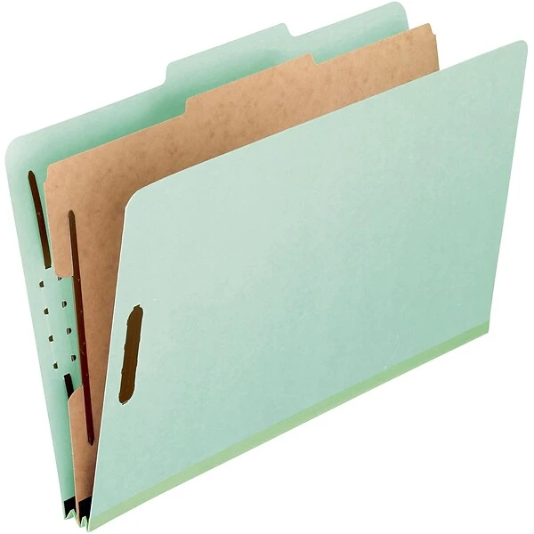 Pendaflex Recycled Classification Folder, 2" Expansion, Legal Size, Light Green, 10/Box (PFX 2257R) 3 Pendaflex Recycled Classification Folder, 2" Expansion, Legal Size, Light Green, 10/Box (PFX 2257R)