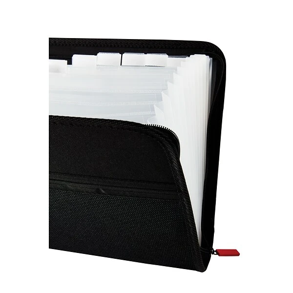 TRU RED™ Accordion File, 13-Pocket, Letter Size, Black (TR51817) 3 TRU RED™ Accordion File, 13-Pocket, Letter Size, Black (TR51817)