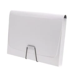 TRU RED™ Moisture Resistant Reinforced Plastic Accordion File, 7-Pocket, Letter Size, White (TR52024)