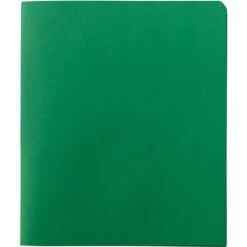 Smead 2-Pocket Portfolio Folder, Green, 25/Box (87855)