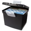 Storex Portable File Storage Box, Letter, Black (STX61502U01C) 2 Storex Portable File Storage Box, Letter, Black (STX61502U01C) -Esseltela Shop s1149302 s7