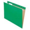 Pendaflex® Recycled Hanging File Folders, 1/5 Tab, Letter Size, Bright Green, 25/Box (81610) -Esseltela Shop s1167925 s7