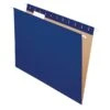 Pendaflex Recycled Hanging File Folders, 1/5 Tab, Letter Size, Navy, 25/Box (81615) -Esseltela Shop s1167928 s7