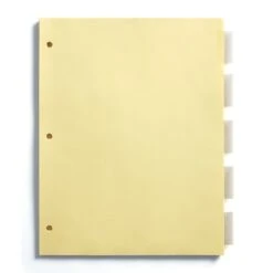 Baseline Insertable Dividers, 5-Tab, 6 Sets/Pack