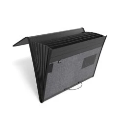 TRU RED™ Accordion File, 7-Pocket, Letter Size, Black (TR51821)