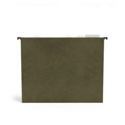Hanging File Folders, Standard Green, Letter, 5-Tab, 250/Box, Full Case