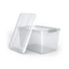Iris Store & Slide 61 Qt. Latch Lid Storage Bin, Clear, 6/Carton (TR58301CT) -Esseltela Shop s1179872 s7