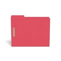 Staples Reinforced Classification Folder, 2" Expansion, Letter Size, Red, 50/Box (TR18345) -Esseltela Shop s1182679 s7