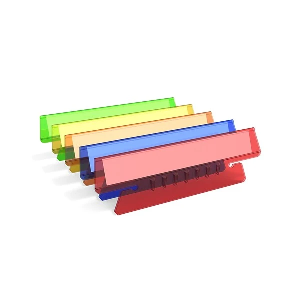 TRU RED™ Hanging Folder Tabs, 3.5", Assorted Colors, 50/Pack (TR492917) 3 TRU RED™ Hanging Folder Tabs, 3.5", Assorted Colors, 50/Pack (TR492917)
