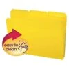 Smead Poly File Folders, 1/3-Cut Tab, Letter Size, Yellow, 24/Box (10504) -Esseltela Shop s1184708 s7