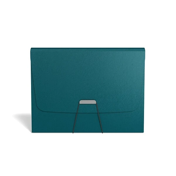 TRU RED™ Moisture Resistant Reinforced Plastic Accordion File, 7-Pocket, Letter Size, Teal (TR52023) 4 TRU RED™ Moisture Resistant Reinforced Plastic Accordion File, 7-Pocket, Letter Size, Teal (TR52023) - Image 2