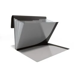 TRU RED™ Moisture Resistance Plastic Accordion Files, 4-Pocket, Letter Size, Assorted Colors (TR51845)