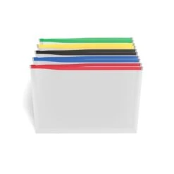 TRU RED™ Moisture Resistant Plastic Filing Envelopes With Zipper Closure, Legal Size, Assorted Colors, 5/Pack (TR51838)