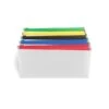 TRU RED™ Plastic Filing Zip Envelopes With Zipper Closure, Check Size, Assorted Colors, 5/Pack (TR51840) -Esseltela Shop s1187059 s7