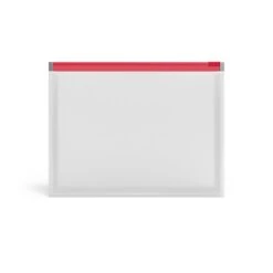 TRU RED™ Moisture Resistant Plastic Filing Envelopes With Zipper Closure, Letter Size, Assorted Colors, 5/Pack (TR51842)