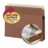 Smead Easy Grip Redrope File Pockets, 3-1/2" Expansion, Letter Size, Brown, 25/Box (73208) -Esseltela Shop s1190586 s7