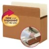 Smead Easy Grip Redrope File Pockets, 5.25" Expansion, Letter Size, Brown, 10/Box (73209) -Esseltela Shop s1190596 s7
