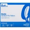 Quill Brand® File Folders, 1/3-Cut Assorted, Letter Size, Manila, 500/Carton (740137CT) -Esseltela Shop s1192332 s7