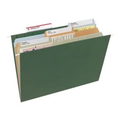 Smead Heavy Duty TUFF Hanging File Folders, 1/3-Cut Tab, Letter Size, Standard Green, 20/Box (64036) -Esseltela Shop s1192364 s7