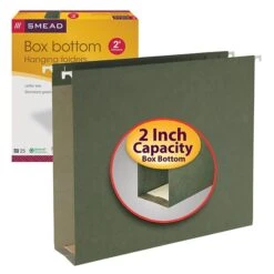 Smead Hanging File Folders With Box Bottom, 2" Expansion, Letter Size, Standard Green, 25/Box (64259) -Esseltela Shop s1192428 s7