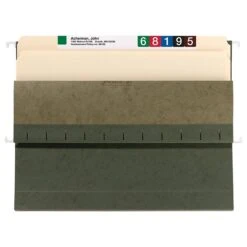 Smead 100% Recycled Hanging File Folders, 2" Expansion, Legal Size, Standard Green, 25/Box (65095) 16 Smead 100% Recycled Hanging File Folders, 2" Expansion, Legal Size, Standard Green, 25/Box (65095) -Esseltela Shop s1192441 s7