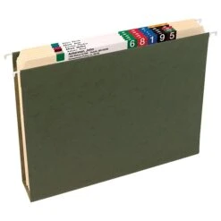 Smead Box Bottom Hanging File Folders, 3" Expansion, Letter Size, Standard Green, 25/Box (64279) -Esseltela Shop s1192443 s7