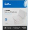 Quill Brand® 2-Pocket Folders With Fasteners White, 25/Box (712810) -Esseltela Shop s1194112 s7