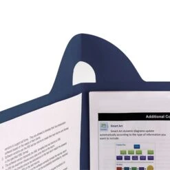 Smead Lockit 2-Pocket Presentation Folders, Dark Blue, 25/Box (87982) -Esseltela Shop s1198131 s7