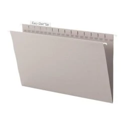 Smead Heavy Duty TUFF Recycled Hanging File Folder, 3-Tab Tab, Legal Size, Steel Gray, 18/Box (64093) -Esseltela Shop s1198150 s7