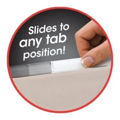 Smead Heavy Duty TUFF Hanging File Folders With Easy Slide™ Tab, 1/3 Cut, Letter Size, Steel Gray, 18/Box (64240) -Esseltela Shop s1198161 s7