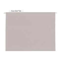 Smead Heavy Duty TUFF Hanging File Folders With Easy Slide™ Tab, 1/3 Cut, Letter Size, Steel Gray, 18/Box (64240) -Esseltela Shop s1198191 s7