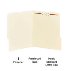Staples® 10% Recycled Reinforced Classification Folder, 2" Expansion, Letter Size, Manila, 50/Box (TR18695)