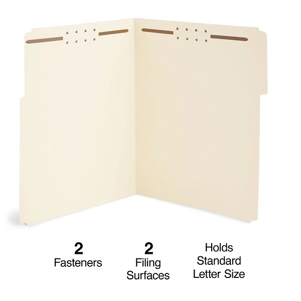 Staples® 10% Recycled Reinforced Classification Folder, 2" Expansion, Letter Size, Manila, 50/Box (TR831099) 3 Staples® 10% Recycled Reinforced Classification Folder, 2" Expansion, Letter Size, Manila, 50/Box (TR831099)