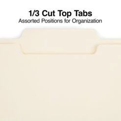 Staples® 10% Heavyweight Recycled Reinforced Classification Folder, 2" Expansion, Legal Size, Manila, 50/Box (TR831057)