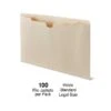 Staples Reinforced File Jacket, Flat, Legal Size, Manila, 100/Box (TR418210) -Esseltela Shop s1227707 s7