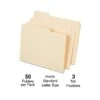 Staples File Folders, 3 Tabs, Letter Size, Manila, 50/Box (541077) 1 Staples File Folders, 3 Tabs, Letter Size, Manila, 50/Box (541077) -Esseltela Shop s1227791 s7