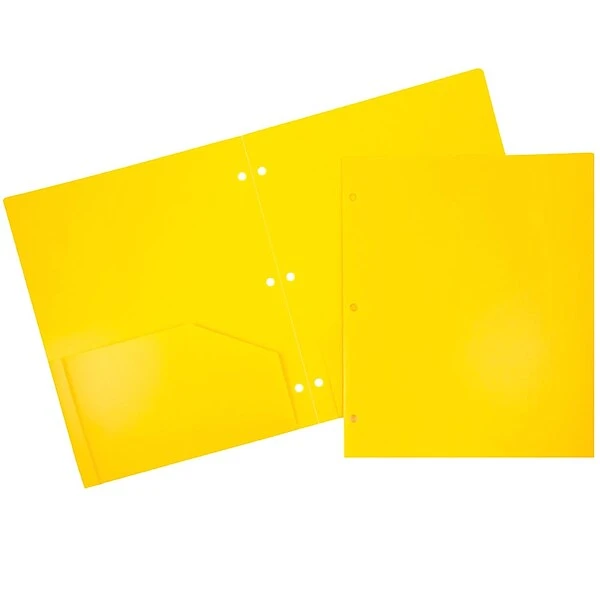 JAM Paper Heavy Duty Plastic 3-Hole Punched 2 Pocket School Folders, Assorted Fashion Colors, 6/Pack (383HHPFassrt) 3 JAM Paper Heavy Duty Plastic 3-Hole Punched 2 Pocket School Folders, Assorted Fashion Colors, 6/Pack (383HHPFassrt)