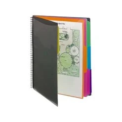 Smead Poly Project Letter Size Solid Cover Presentation Book, Gray/Bright Colors (89207) -Esseltela Shop sp103902945 s7
