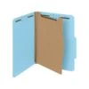Smead 100% Recycled Pressboard Classification Folder, 1 Divider, 2" Expansion, Letter, Blue (13721) -Esseltela Shop sp106969795 s7