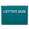Pendaflex Recycled Hanging File Folders, 1/5-Cut Tab, Letter Size, Assorted Colors, 25/Box (PFX81667)