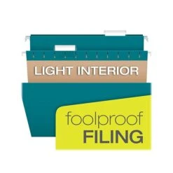 Pendaflex Recycled Hanging File Folders, 1/5-Cut Tab, Letter Size, Assorted Colors, 25/Box (PFX81667) -Esseltela Shop sp107822201 s7